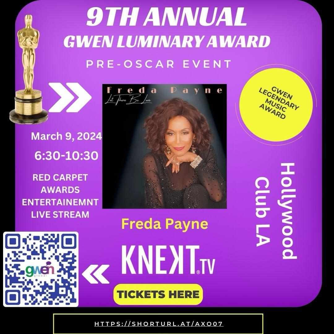 Freda Payne social media event announcement
