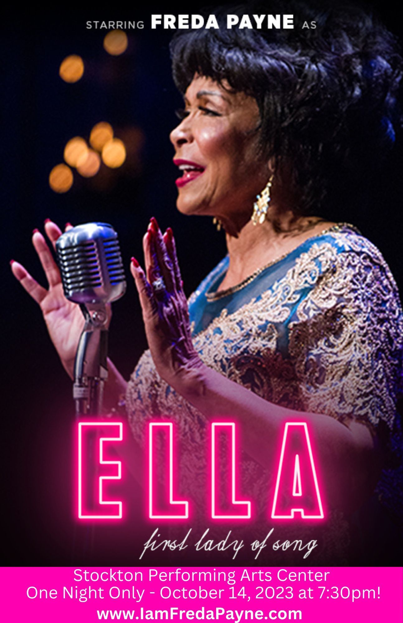 Freda Payne One Night Only at Stockton Performing Arts Center
