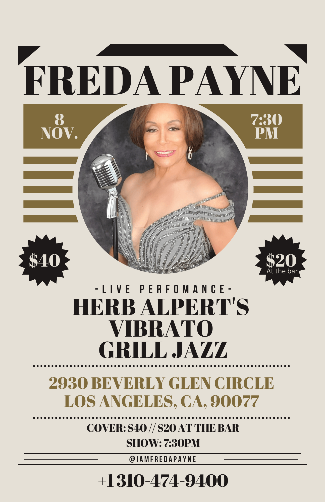 Freda Payne official portrait